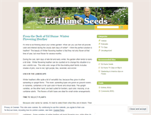 Tablet Screenshot of edhume.wordpress.com