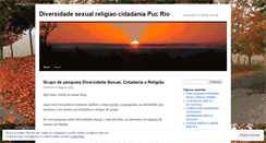 Desktop Screenshot of diversidadesexualreligiaocidadaniapucrio.wordpress.com