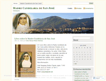 Tablet Screenshot of madrecandelaria.wordpress.com