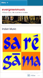 Mobile Screenshot of evergreenmusic.wordpress.com