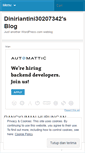 Mobile Screenshot of diniriantini30207342.wordpress.com