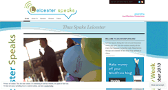 Desktop Screenshot of leicesterspeaks.wordpress.com