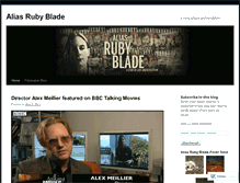 Tablet Screenshot of aliasrubyblade.wordpress.com