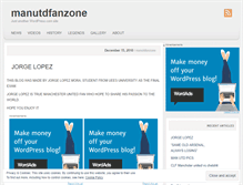 Tablet Screenshot of manutdfanzone.wordpress.com
