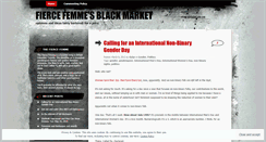 Desktop Screenshot of femmesblackmarket.wordpress.com
