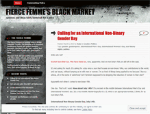 Tablet Screenshot of femmesblackmarket.wordpress.com