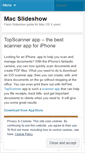 Mobile Screenshot of macslideshow.wordpress.com