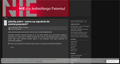 Desktop Screenshot of jednolitypatent.wordpress.com