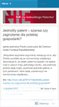 Mobile Screenshot of jednolitypatent.wordpress.com