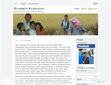 Tablet Screenshot of mundirun.wordpress.com
