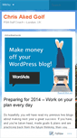 Mobile Screenshot of cagolfcoaching.wordpress.com