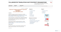 Desktop Screenshot of collaborateandtranslate.wordpress.com