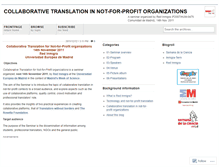 Tablet Screenshot of collaborateandtranslate.wordpress.com