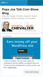 Mobile Screenshot of papajoetalk.wordpress.com