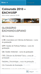 Mobile Screenshot of calouradaeach2010.wordpress.com