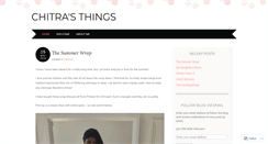 Desktop Screenshot of chitrasthings.wordpress.com