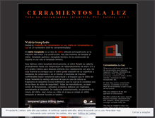 Tablet Screenshot of cerramientoslaluz.wordpress.com