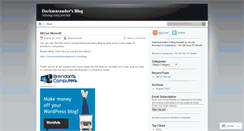 Desktop Screenshot of darkmarauder.wordpress.com