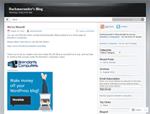 Tablet Screenshot of darkmarauder.wordpress.com