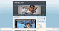 Desktop Screenshot of profetadanacao.wordpress.com