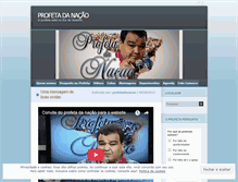 Tablet Screenshot of profetadanacao.wordpress.com