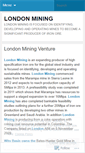 Mobile Screenshot of londonminingnewsupdate.wordpress.com