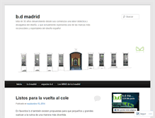 Tablet Screenshot of bdmadrid.wordpress.com