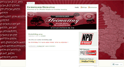 Desktop Screenshot of eichsfeld.wordpress.com