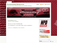 Tablet Screenshot of eichsfeld.wordpress.com
