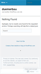 Mobile Screenshot of duemerbau.wordpress.com