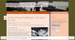 Desktop Screenshot of pottytunities.wordpress.com