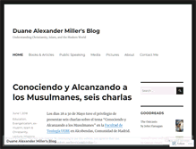 Tablet Screenshot of duanemiller.wordpress.com