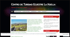 Desktop Screenshot of lahuellaecuestre.wordpress.com