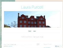 Tablet Screenshot of lauradpurcell.wordpress.com