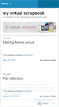 Mobile Screenshot of myvirtualscrapbook.wordpress.com