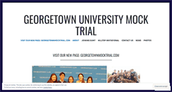 Desktop Screenshot of georgetownmocktrial.wordpress.com