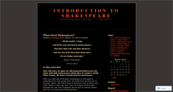 Desktop Screenshot of billshakespeare.wordpress.com