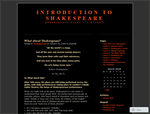 Tablet Screenshot of billshakespeare.wordpress.com