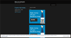 Desktop Screenshot of mozodealmacen.wordpress.com