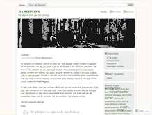 Tablet Screenshot of daflipside.wordpress.com