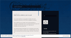 Desktop Screenshot of lilianadesign.wordpress.com