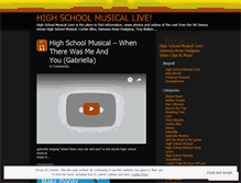 Tablet Screenshot of highschoolmusicallive.wordpress.com