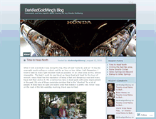 Tablet Screenshot of darkredgoldwing.wordpress.com