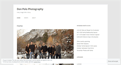 Desktop Screenshot of donpolophotography.wordpress.com