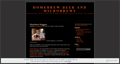 Desktop Screenshot of brewbeerathome.wordpress.com