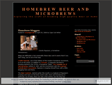 Tablet Screenshot of brewbeerathome.wordpress.com