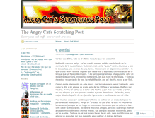Tablet Screenshot of angrycatscratcher.wordpress.com