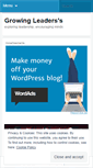 Mobile Screenshot of growingleaders.wordpress.com