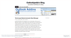 Desktop Screenshot of outlookaddins.wordpress.com