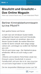 Mobile Screenshot of blaulichtundgraulicht.wordpress.com
